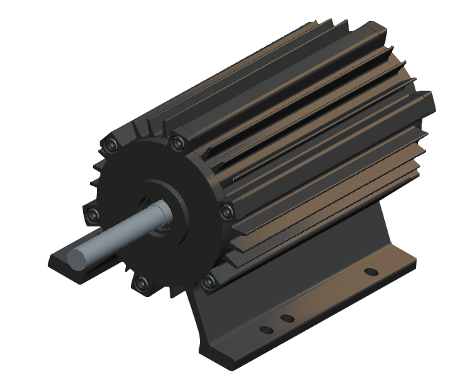 BL130 130mm Çaplı endüstriyel ağır hizmet tipi fan motorları 230VAC 2kW motor