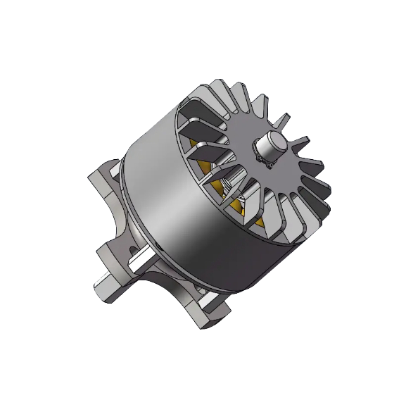 Dijital Araçlar için Fırçasız DC Motor 49mm Çap WO49 Serisi